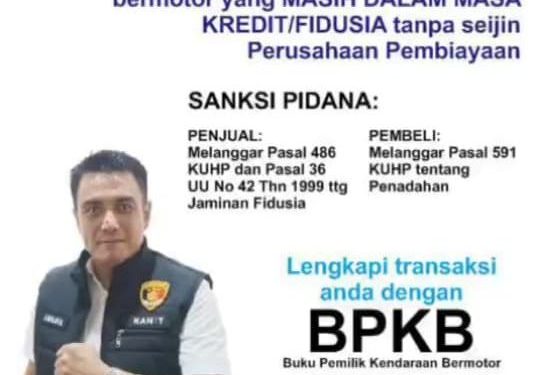 Awas Jerat Hukum! Transaksi Kendaraan Kredit Tak Sesederhana yang Dibayangkan