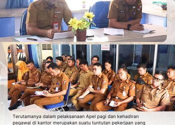 Kepala Dinas Komunikasi dan Informatika Tekankan Disiplin Pegawai