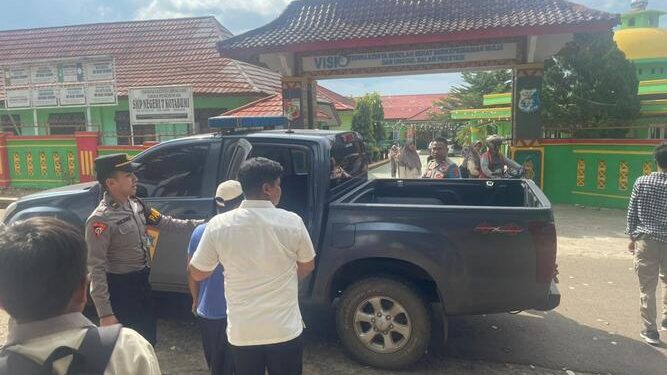 Respon Cepat Laporan 110, Polres Lampung Utara Amankan Pelaku Aksi Tak Senonoh di SMPN 7 Kotabumi