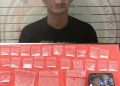 Polres Lampung Utara Ungkap Kasus Narkotika, Seorang Pria Ditangkap dengan Puluhan Paket Sabu