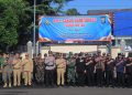 Polres Metro Polda Lampung Gelar Apel Sabuk Kamtibmas, Komitmen Bersama Masyarakat Jaga Kondusifitas Kota Metro
