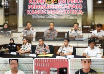 Sinergi Polres Lampung Utara, Lapas dan Rutan Kotabumi Berhasil Gagalkan Penyelundupan Sabu, Dua Orang Diamankan