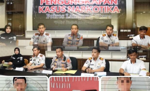 Sinergi Polres Lampung Utara, Lapas dan Rutan Kotabumi Berhasil Gagalkan Penyelundupan Sabu, Dua Orang Diamankan