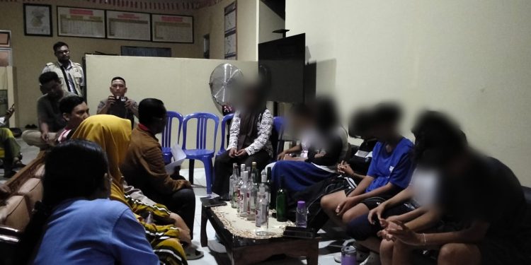 Miris! Remaja SMP–SMA Terjaring Pesta Miras di Kosan Metro Barat