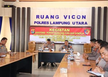 Biro Rena Polda Lampung Laksanakan Asistensi Pemantauan dan Evaluasi Kinerja Pelayanan Publik di Polres Lampung Utara