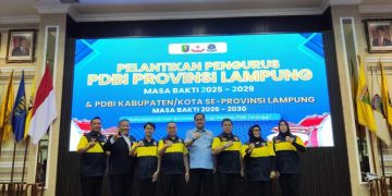 Suwardi Resmi Pimpin PDBI Lampung Utara Periode 2026–2030