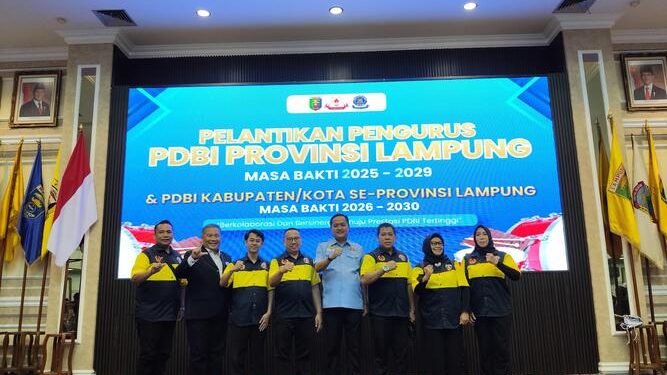 Suwardi Resmi Pimpin PDBI Lampung Utara Periode 2026–2030